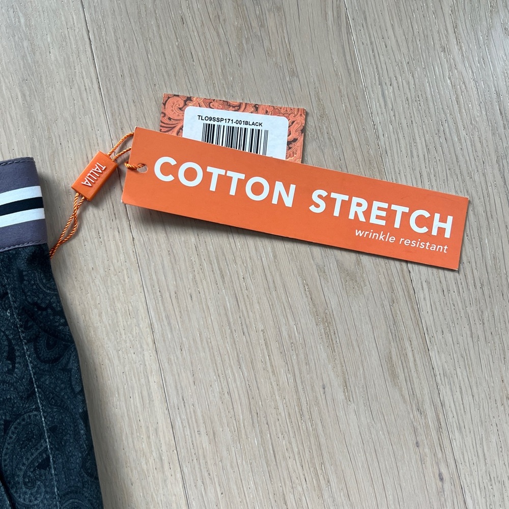 Tallia Sport Brand New Cotton Stretch Pants - Black